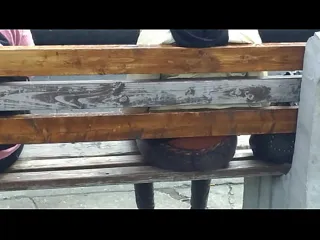 Thumbnail: Sexy Neighbor Gives Public Blowjob Bus Stop Tease